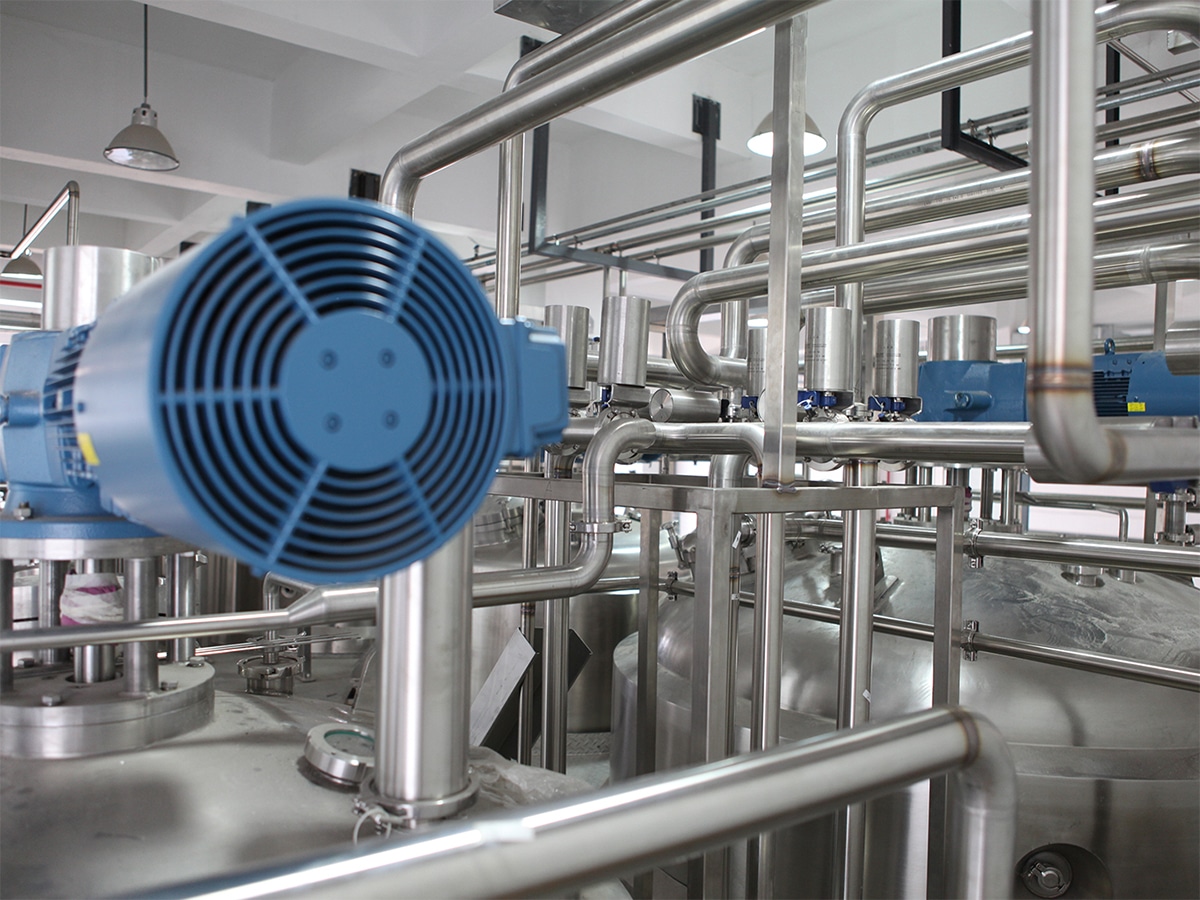 An image of an industrial production line.