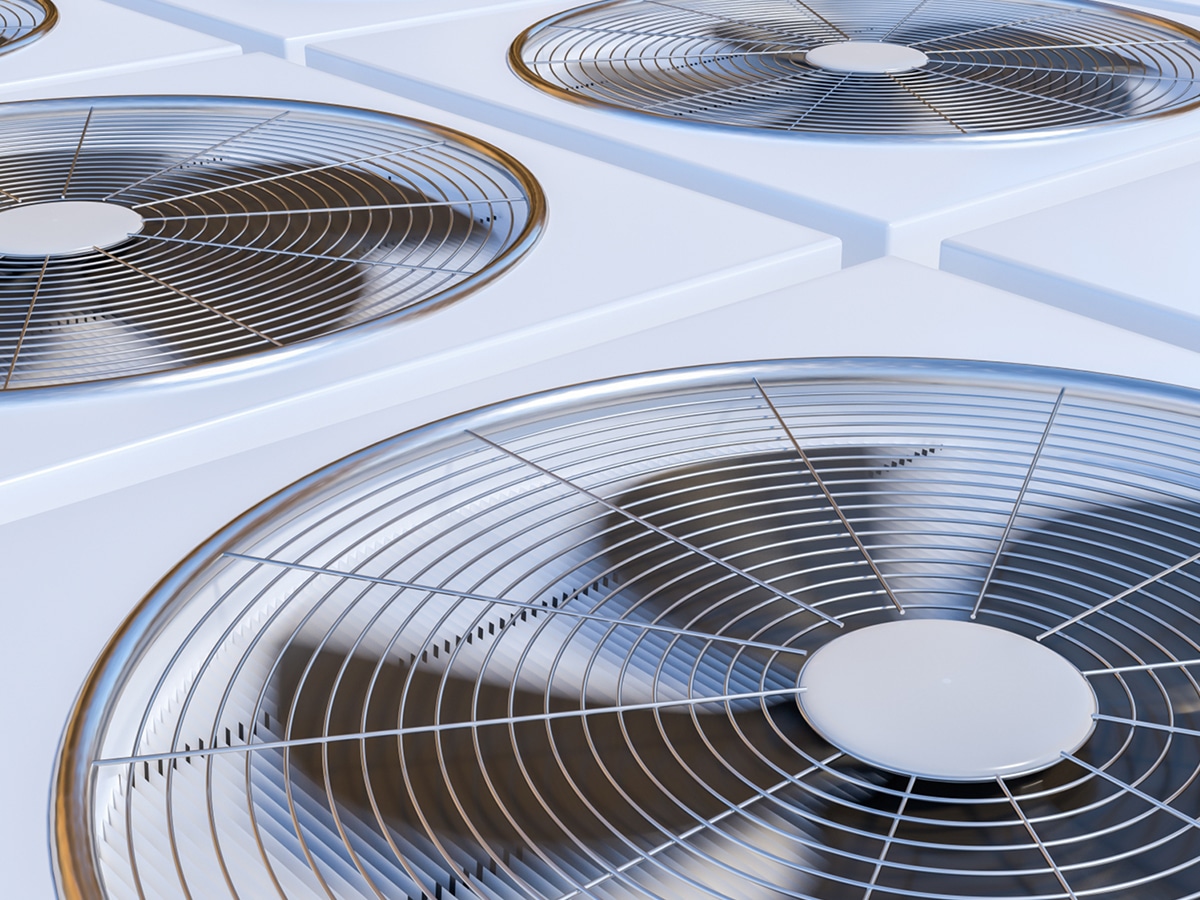 HVAC ventilation and fan air conditioning. 