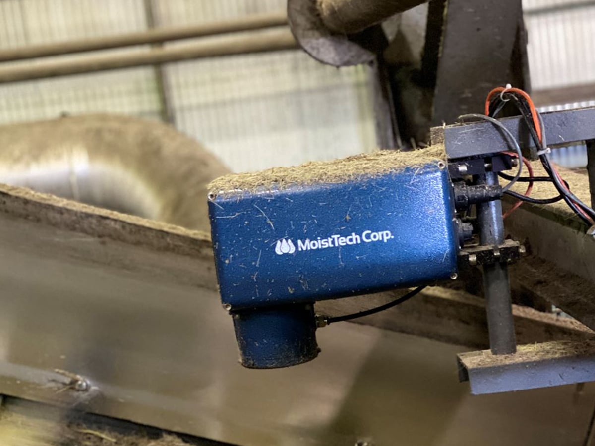 Moist’Tech’s NIR technology device set up and calibrated in a real food processing plant. 