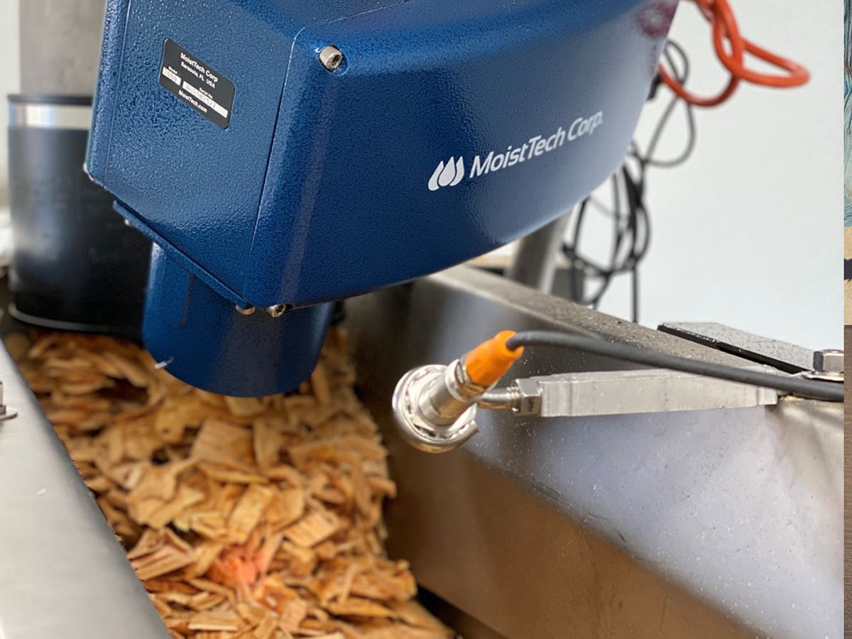 MoistTech’s NIr technology being used in a food processing plant. 