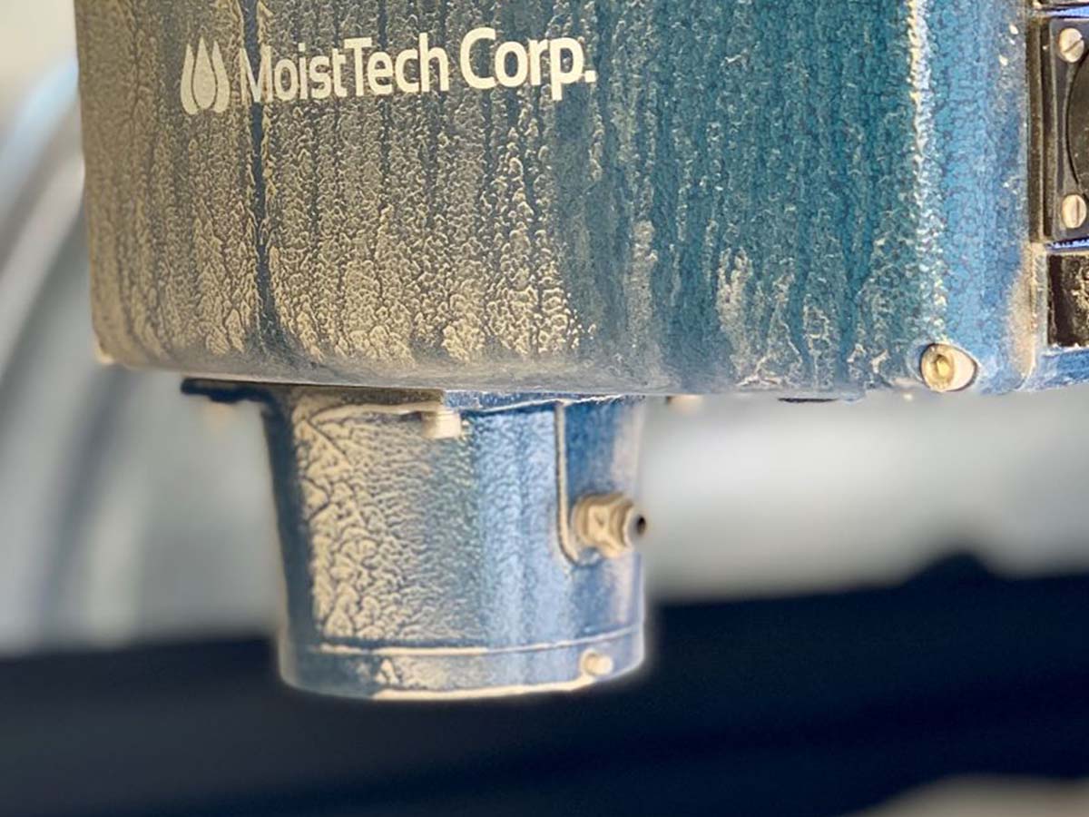 MoistTech sensor covered in sand