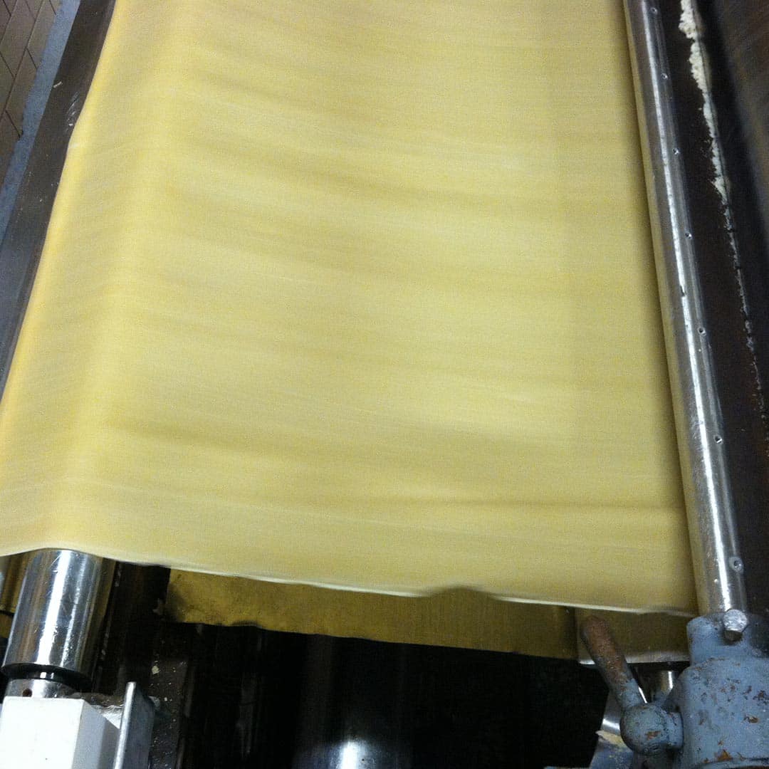 #Bakery dough on a machine