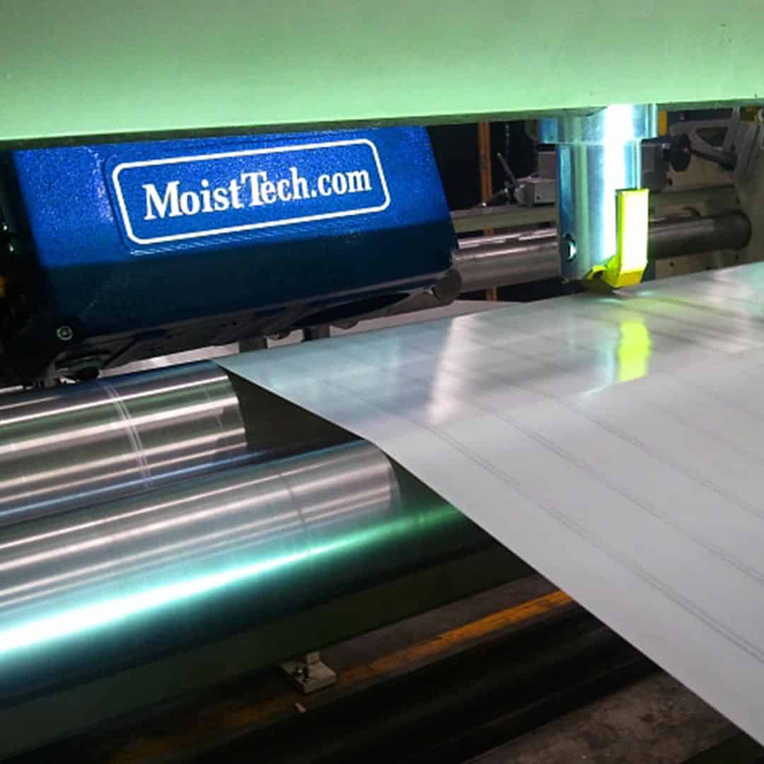 Printer with Moist Tech sensor installed on it