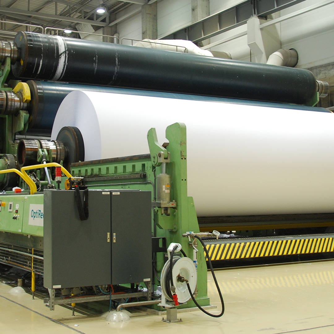 Paper production factory