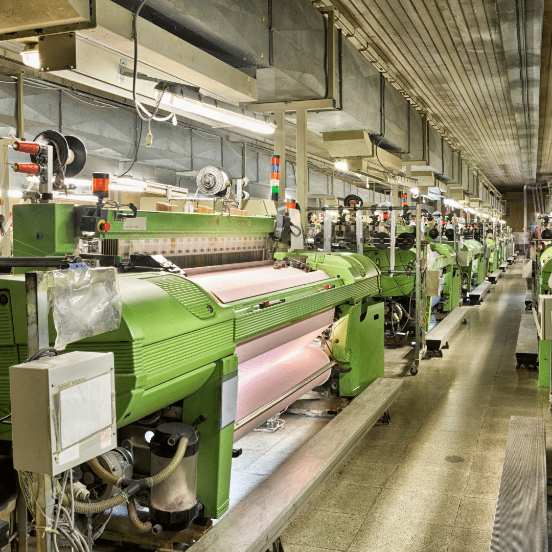 Large factory with a lot of machinery