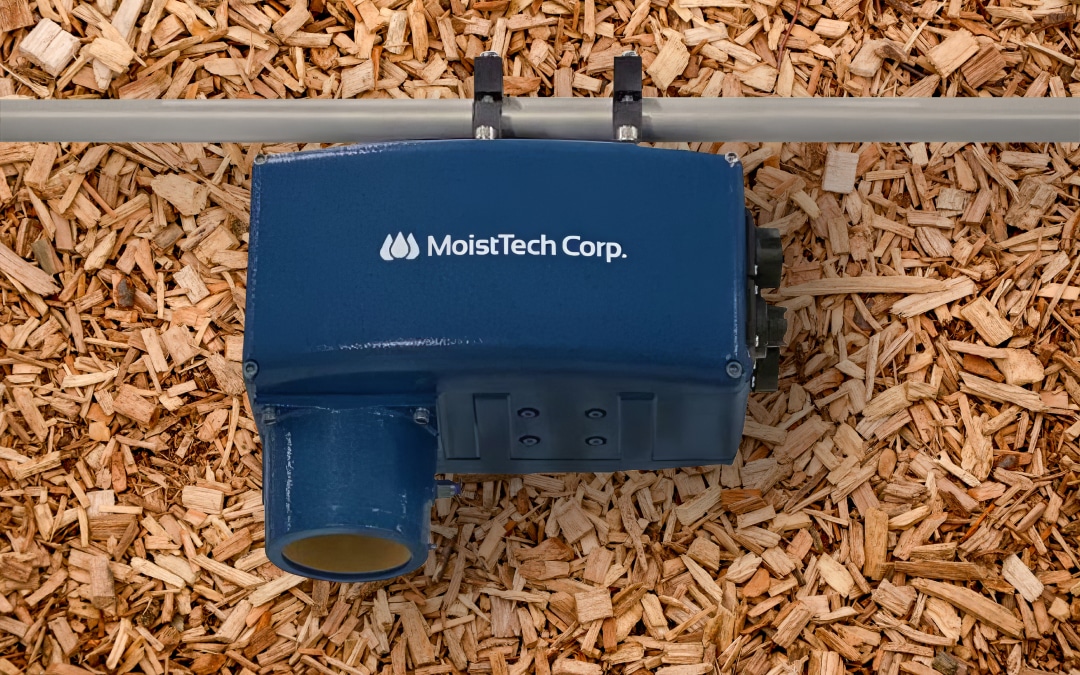 MoistTech's NIR sensor functions as a wood moisture sensor to measure moisture content in wood.