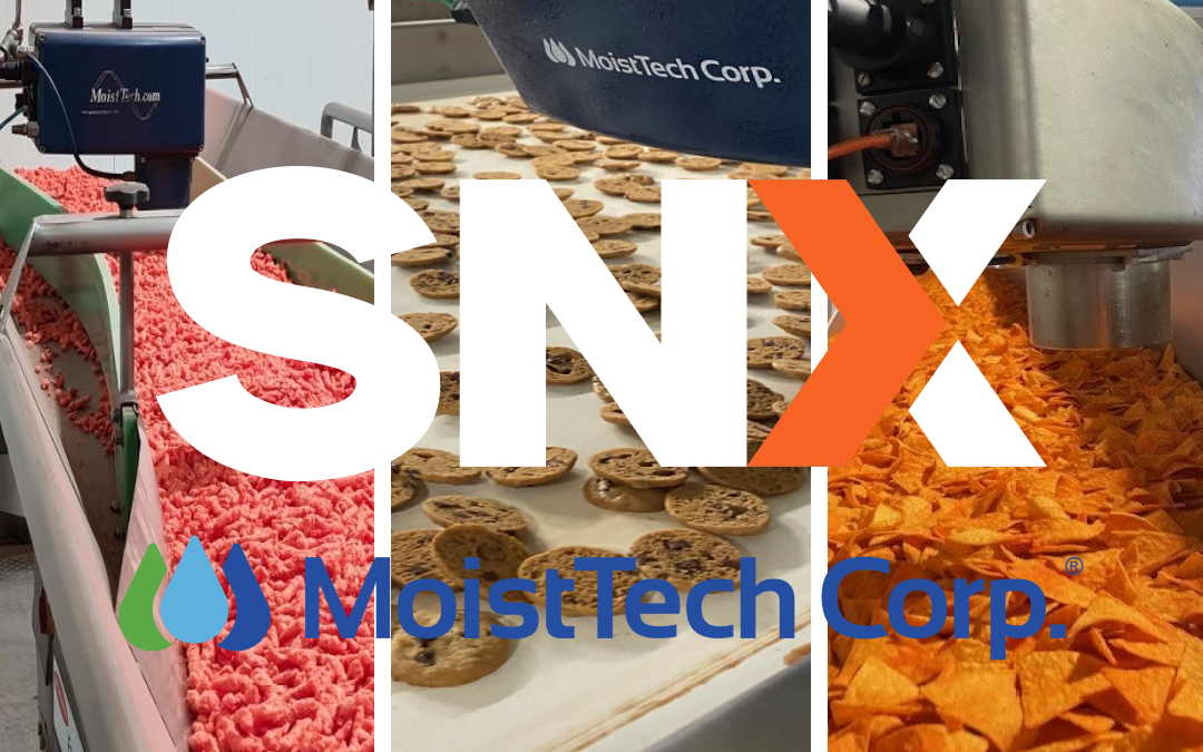 MoistTech at SNX 2026 showcasing snack food moisture measurement solutions