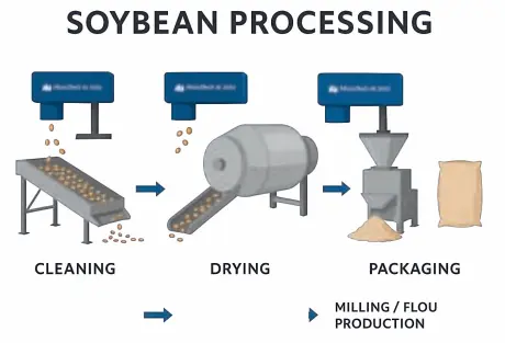Soybean processing