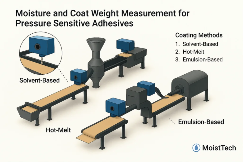 Moisture Measurement in Pressure Sensitive Adhesives Diagram